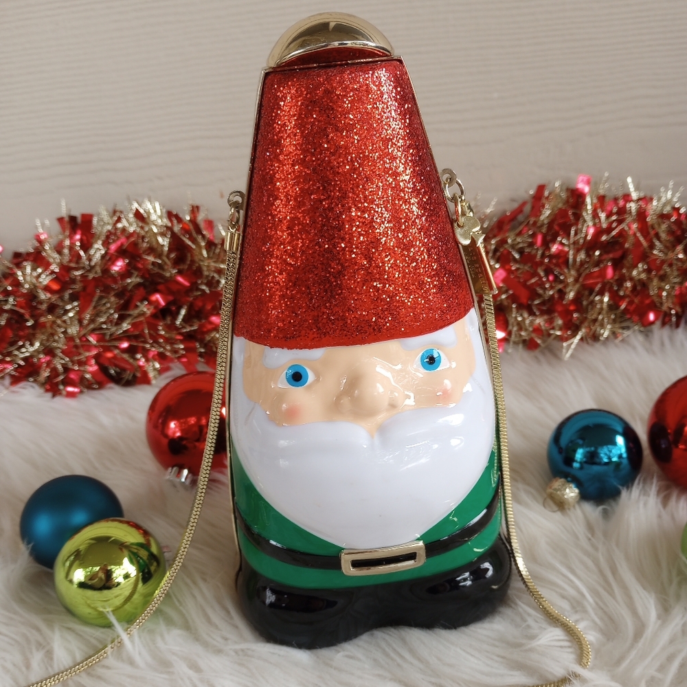 Kate Spade Christmas Santa Claus Gnome Crossbody Bag
